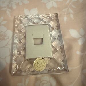 Lenox Diamond-Cut Glass Picture Frame